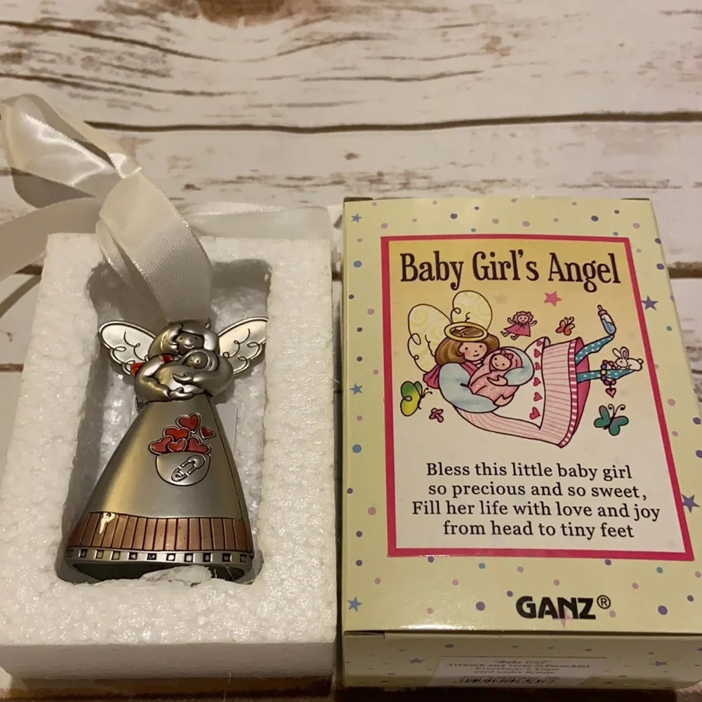 NIB Ganz Ornament Baby Girl Angel - Picture 5 of 8